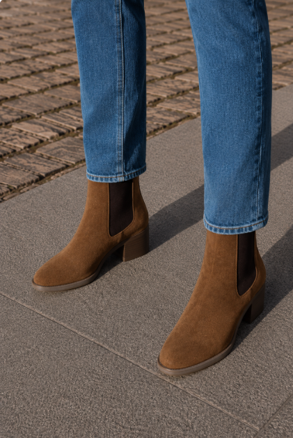 Manona | Bottines à Talon Carré