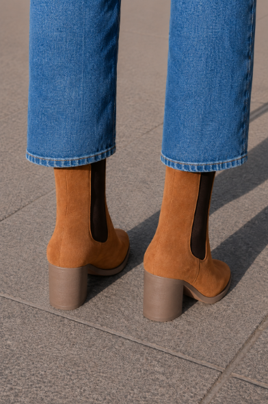 Manona | Bottines à Talon Carré