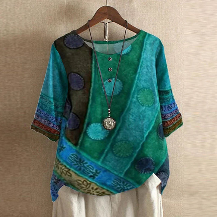 Anya™ | Blouse d'Inspiration Rétro