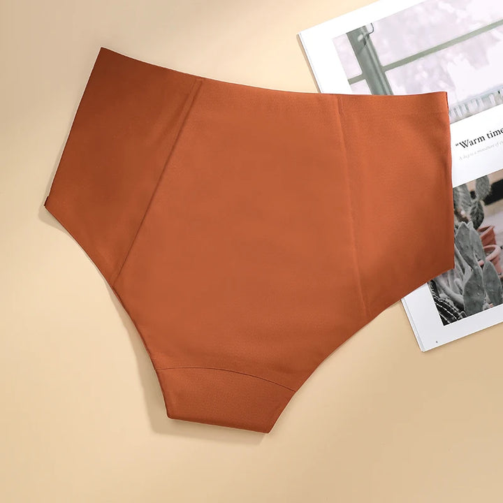 Vente Chaude Culottes Menstruelles Sans Couture Mi-Hauteur 4 Couches Absorbantes Imperméables Culotte Allongée