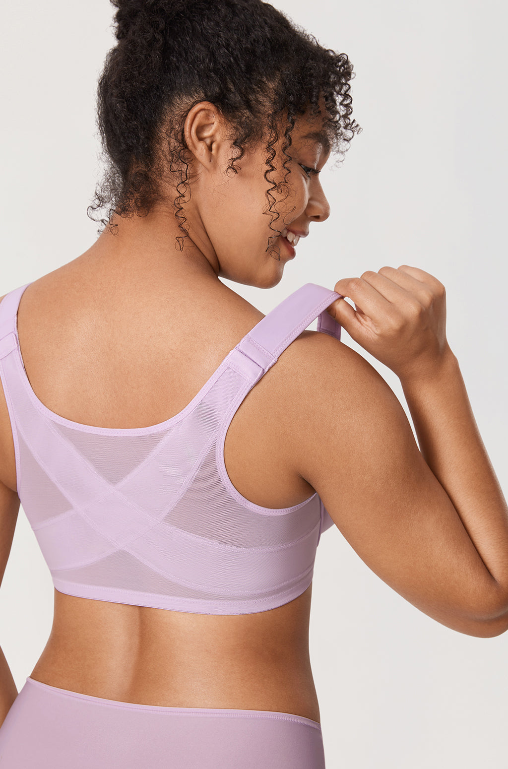 Soutien-gorge à fermeture avant Plunge Back Posture
