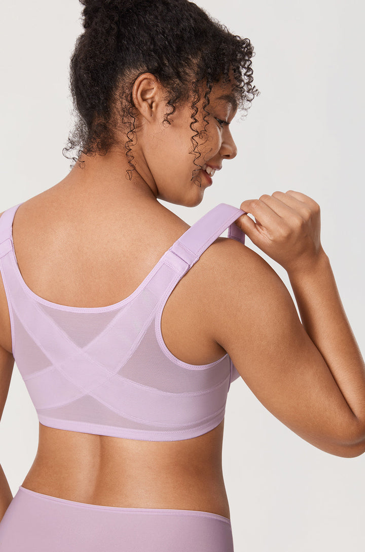 Soutien-gorge à fermeture avant Plunge Back Posture