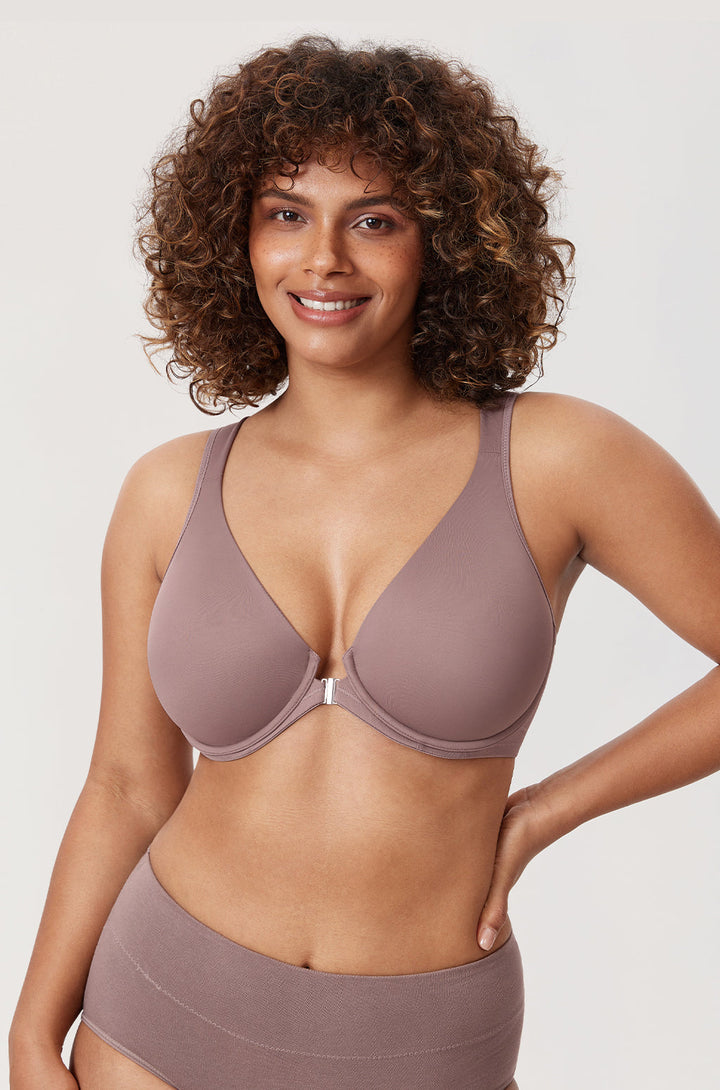 Soutien-gorge à fermeture avant Plunge Back Posture