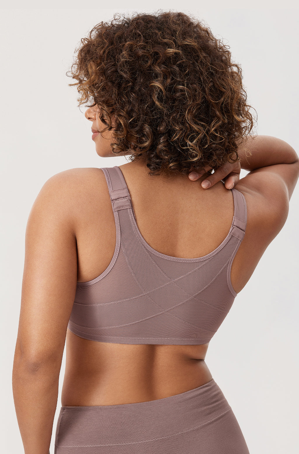 Soutien-gorge à fermeture avant Plunge Back Posture