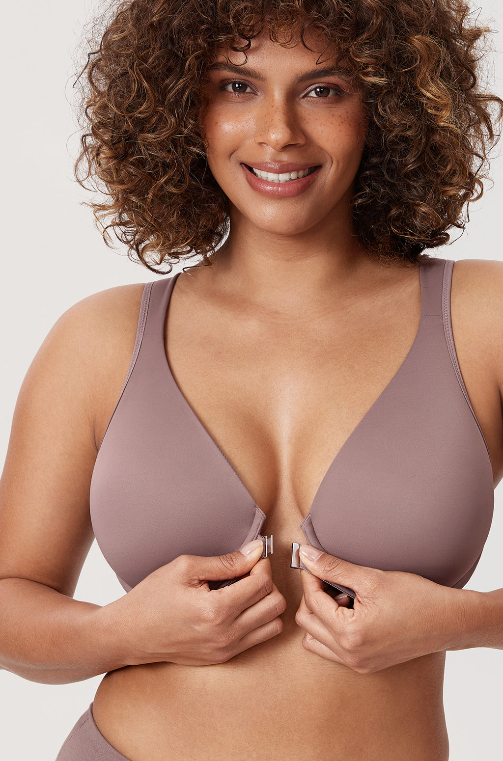 Soutien-gorge à fermeture avant Plunge Back Posture