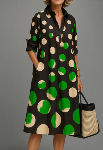 Robe midi soignée et stylée