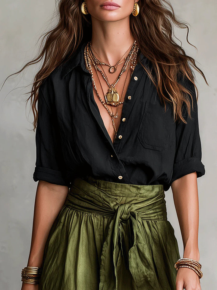 RIVER | Ensemble Haut & Jupe Midi