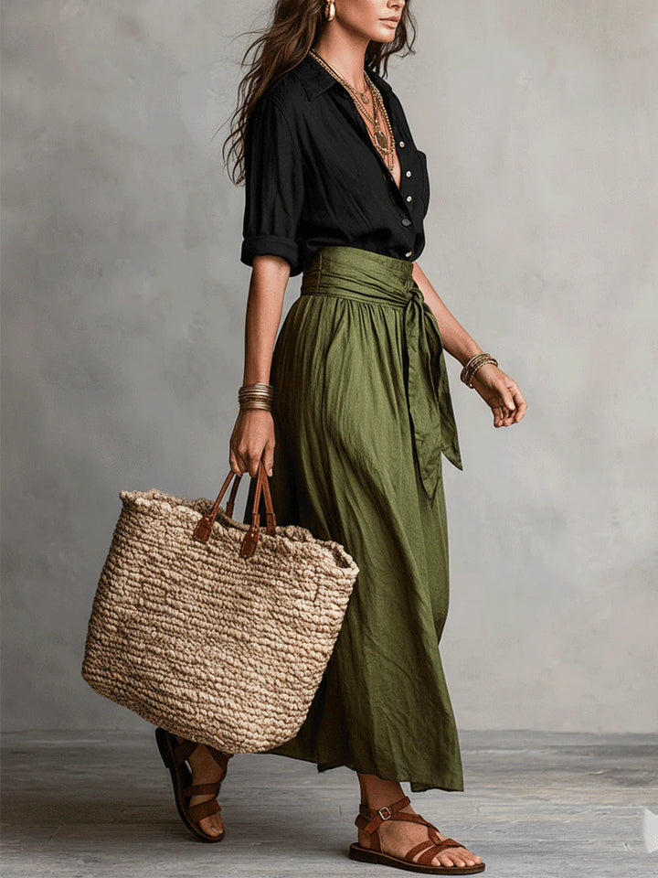 RIVER | Ensemble Haut & Jupe Midi