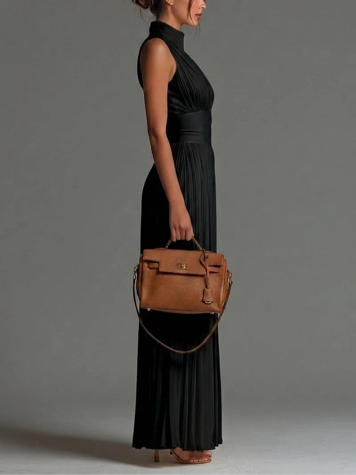 Odette | Combinaison Chiffon à Encolure en V et Jambes Larges