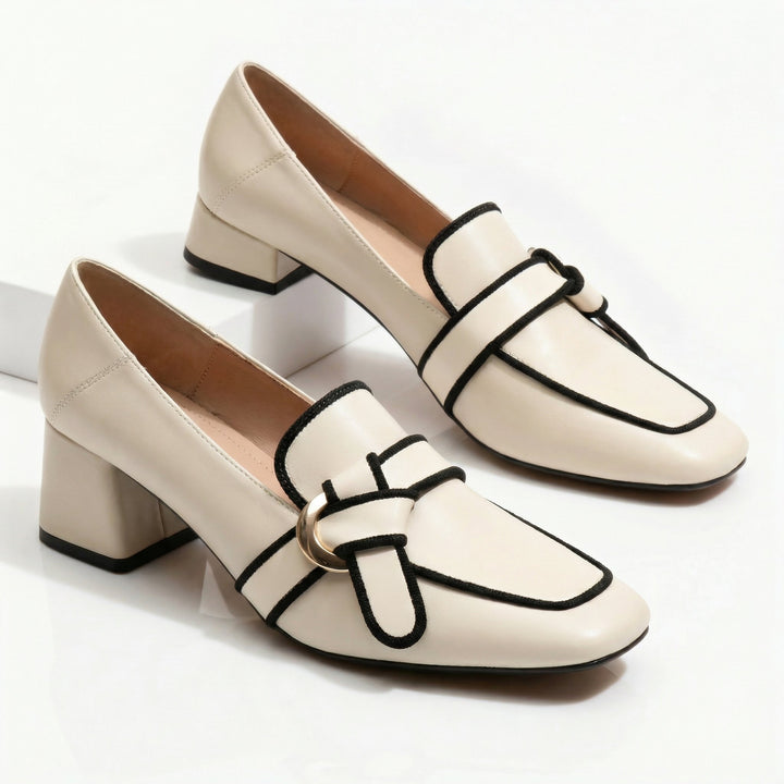 Mocassins avec Profil Contrastant