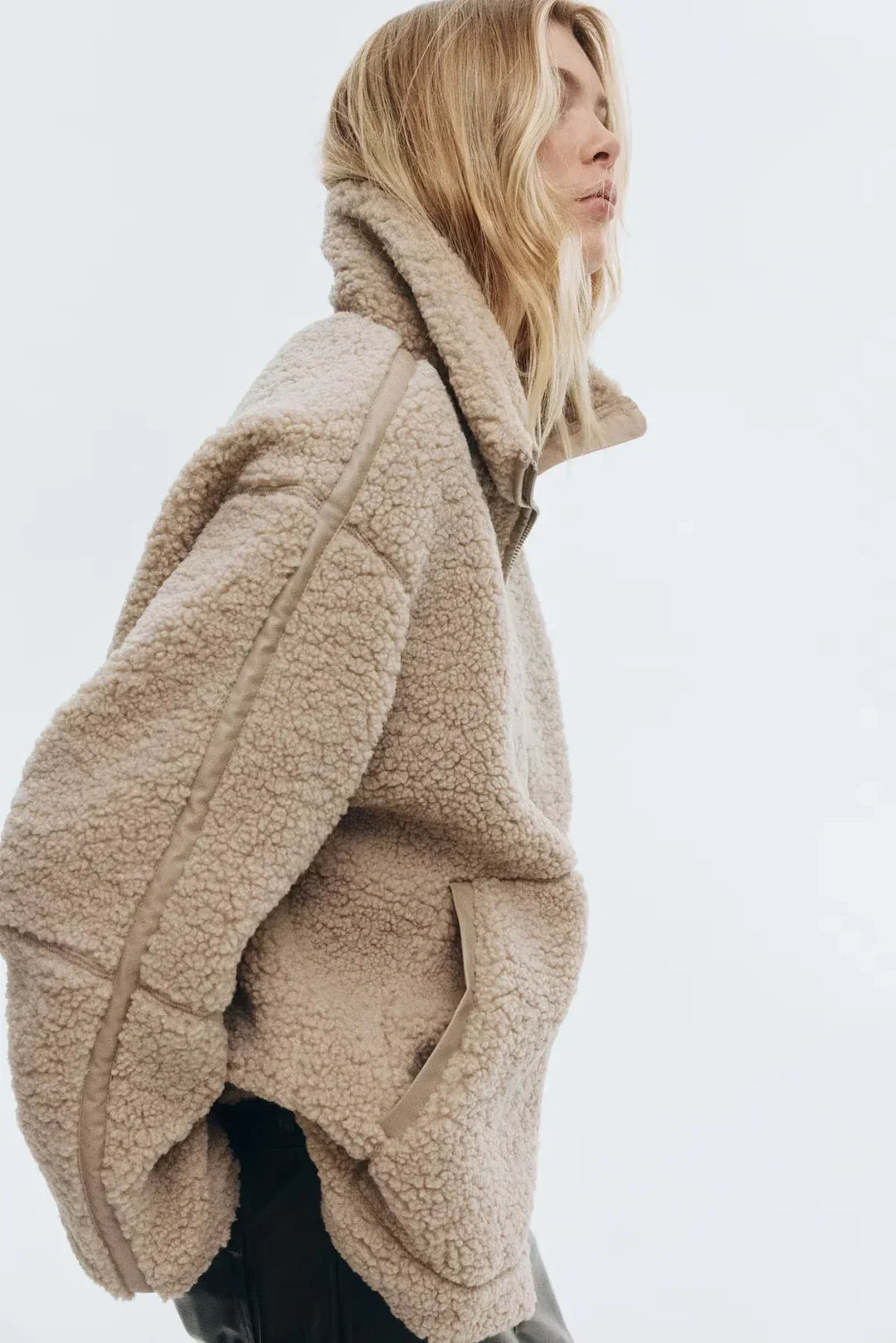 KAJA | Manteau en Teddy Doux