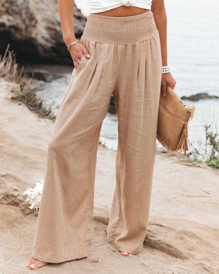 Suzanne | PANTALONS DE PLAGE AMPLES ET FLUIDES