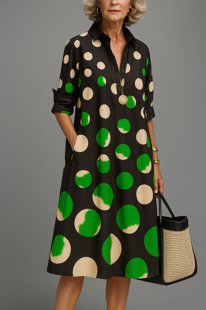 Abito midi elegante e raffinato