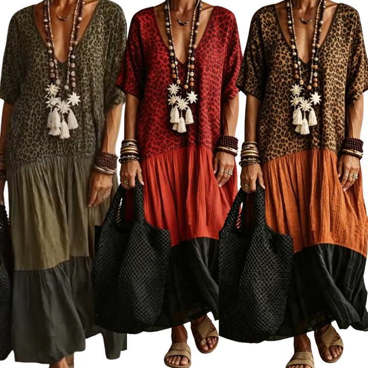 Robe bohémienne élégante et longue pour femmes