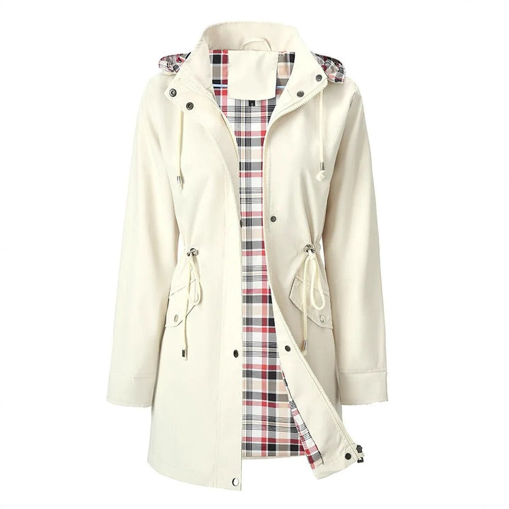 Carlotta Veste de Pluie 3-en-1 – Imperméable avec Capuche Amovible