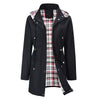 Carlotta Veste de Pluie 3-en-1 – Imperméable avec Capuche Amovible