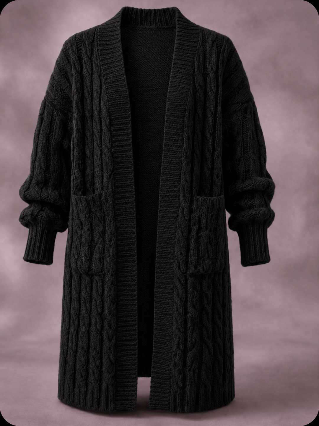 Cardigan en maille à double boutonnage