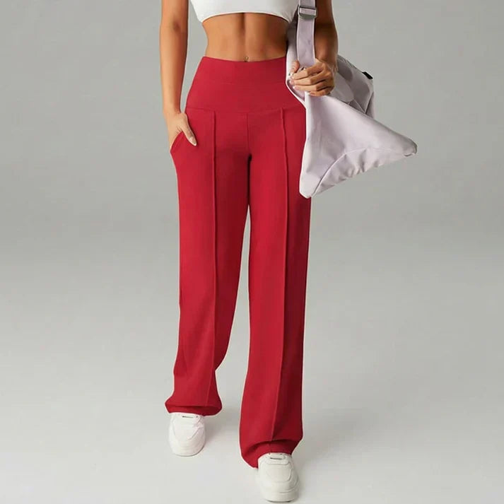 Alba | Pantalon à coupe droite et jambe large