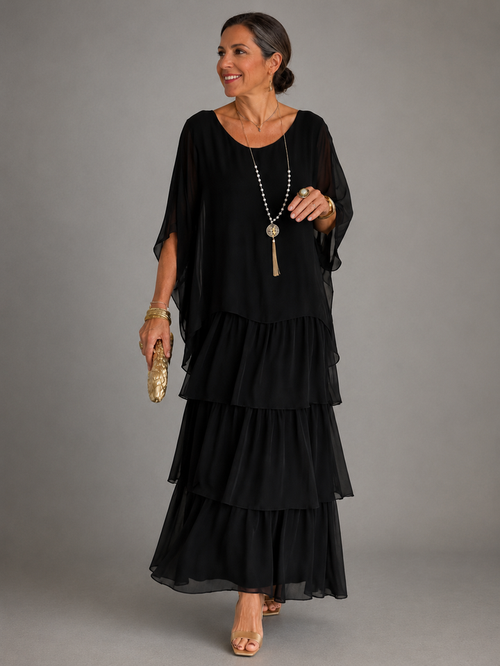 Robe longue élégante et fluide