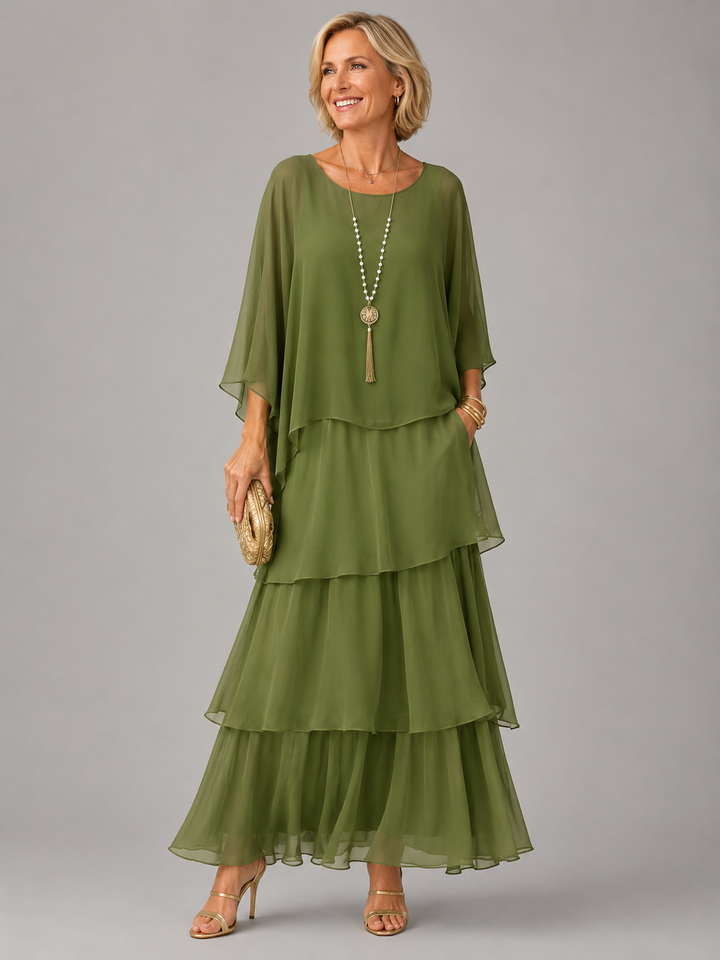 Robe longue élégante et fluide