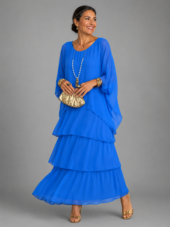 Robe longue élégante et fluide