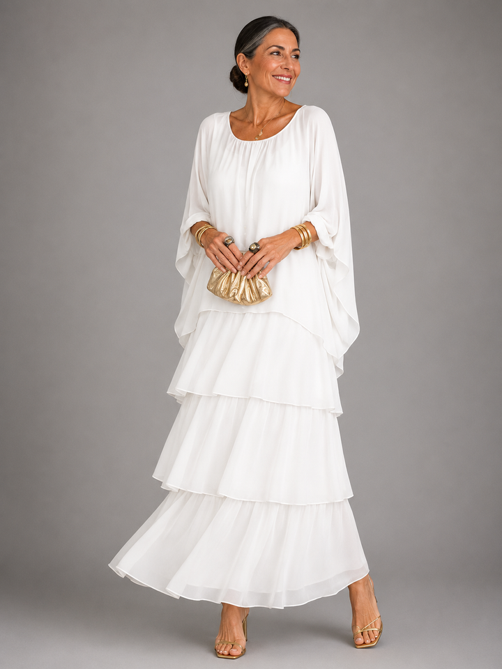 Robe longue élégante et fluide