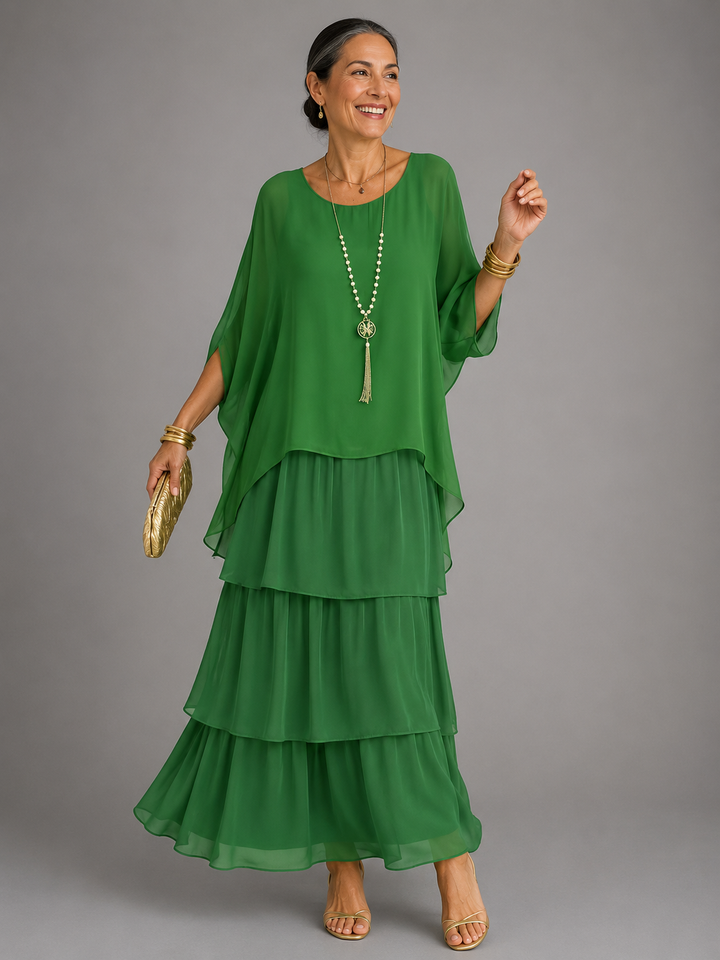 Robe longue élégante et fluide