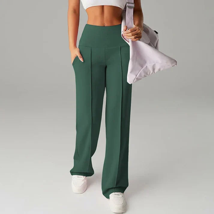 Alba | Pantalon à coupe droite et jambe large