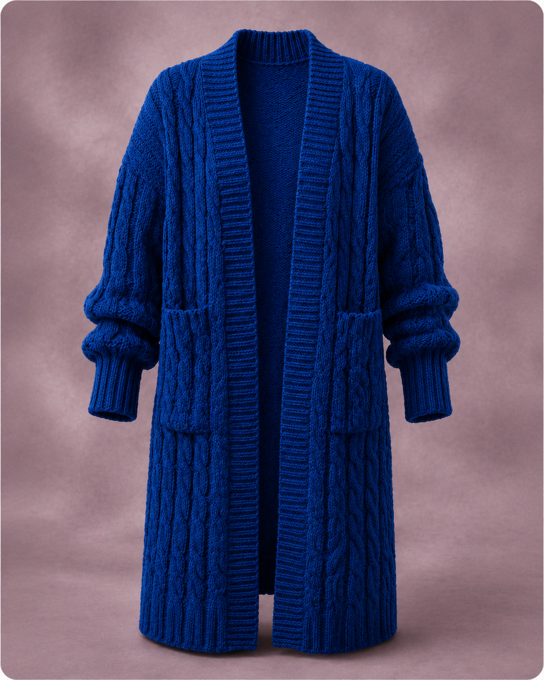 Cardigan en maille à double boutonnage