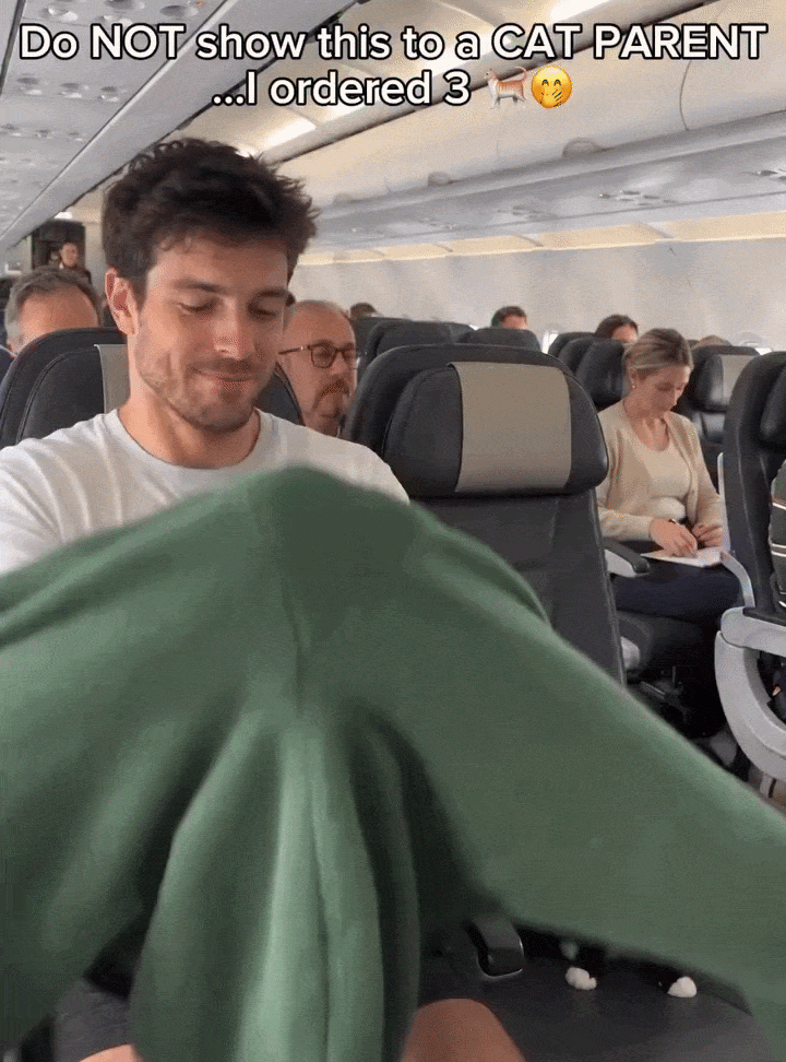 Hoodie de transport pour chat — Poche frontale zippée