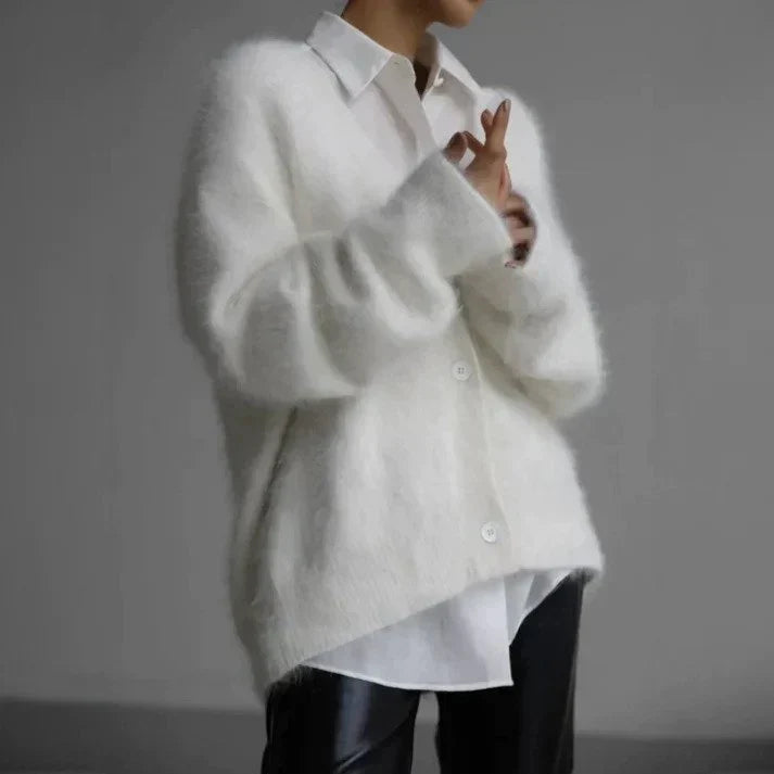 Scottie | Cardigan à col en V pour femmes, coupe décontractée