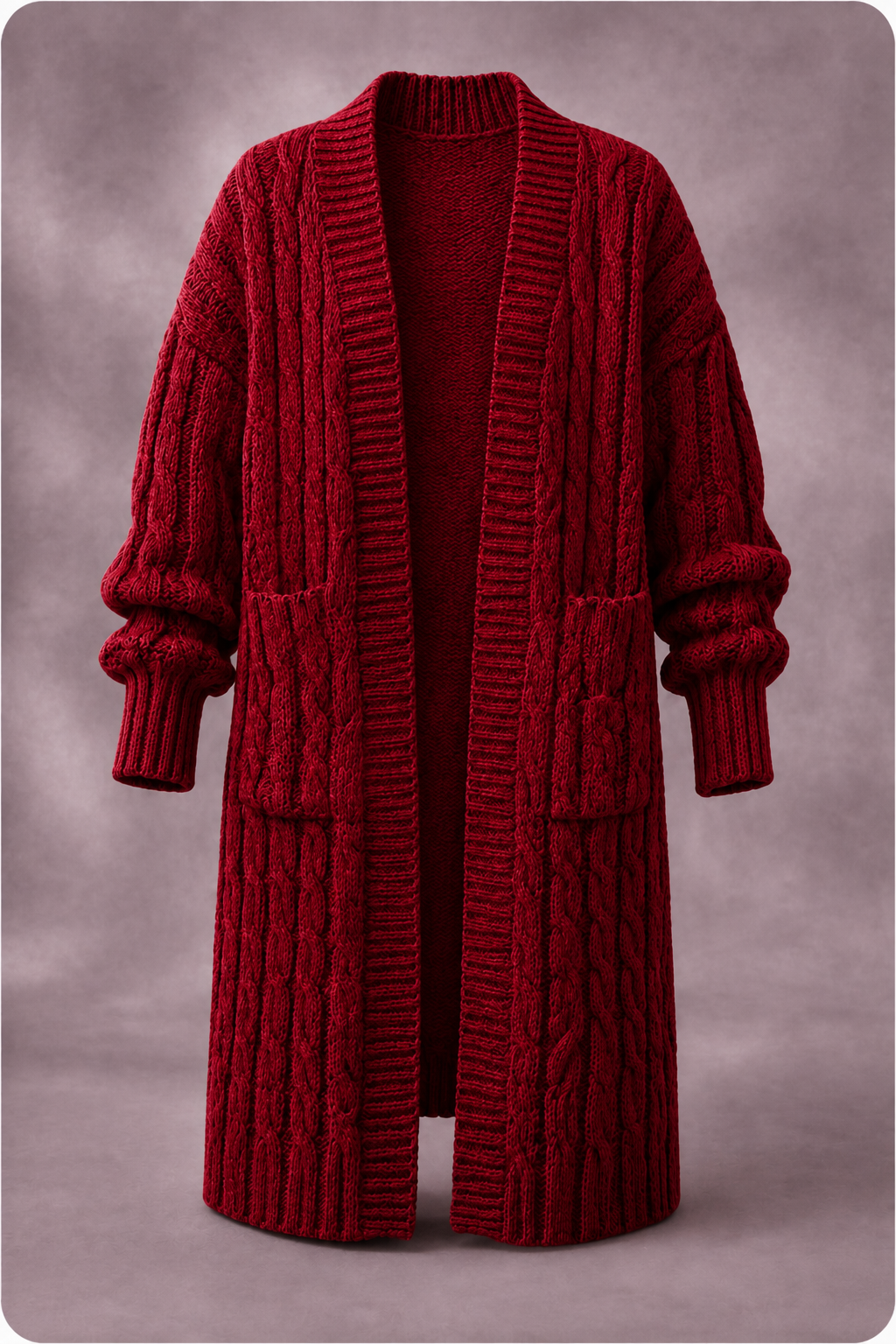 Cardigan en maille à double boutonnage