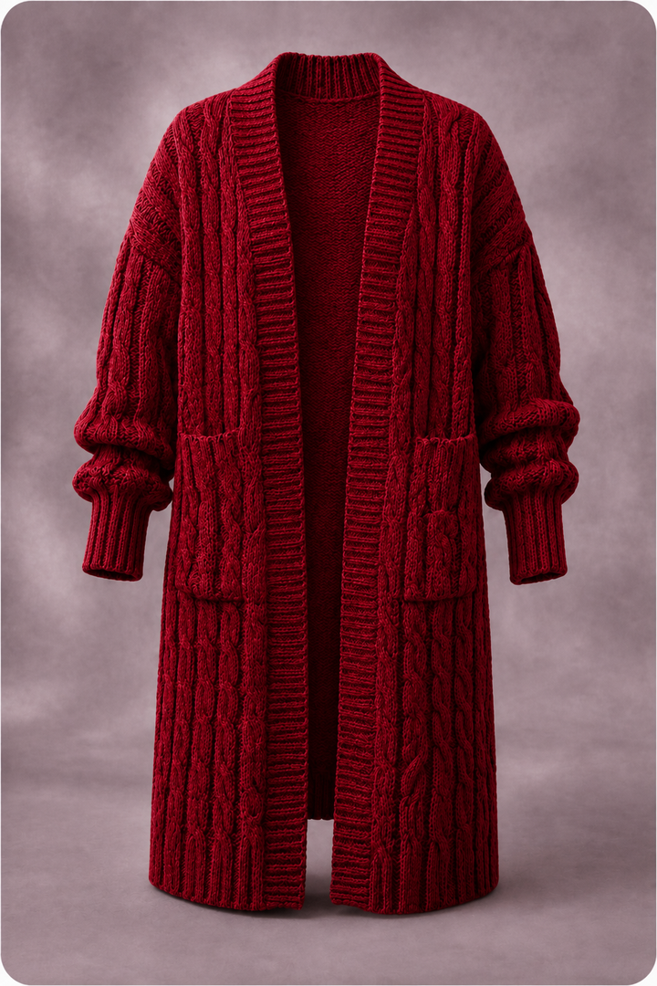 Cardigan en maille à double boutonnage