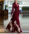 Nadia | Robe en Chiffon Imprimé