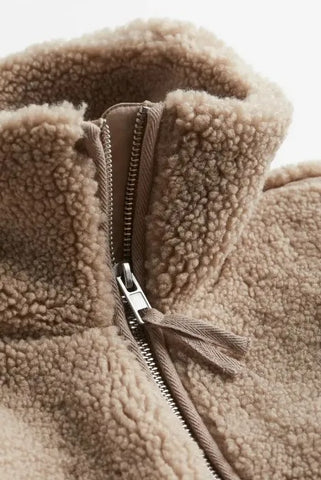 KAJA | Manteau en Teddy Doux