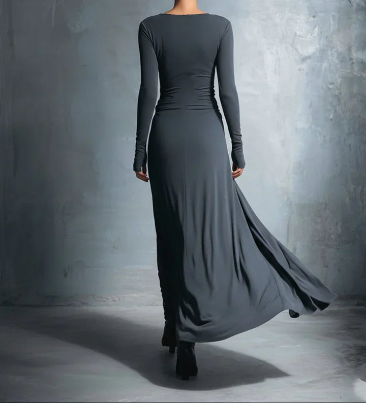 Naiara ❘ Robe maxi avec nœud latéral
