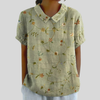 Rosamund | Blouse avec Col à Fleurs