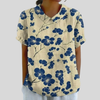Margaux | Blouse avec Col Fleuri