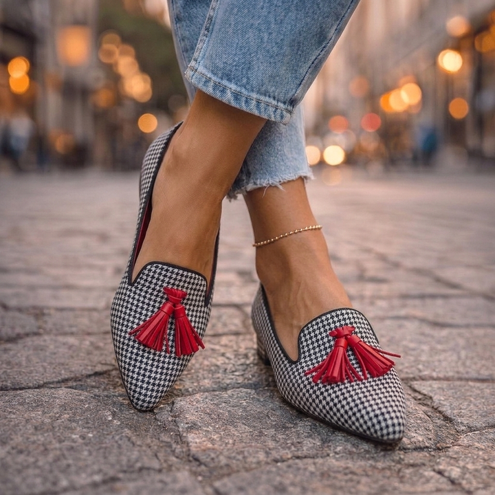 Livia | Ballerines Pointues à Enfiler