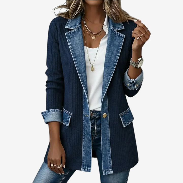 Maëlys | Veste en denim mélangé