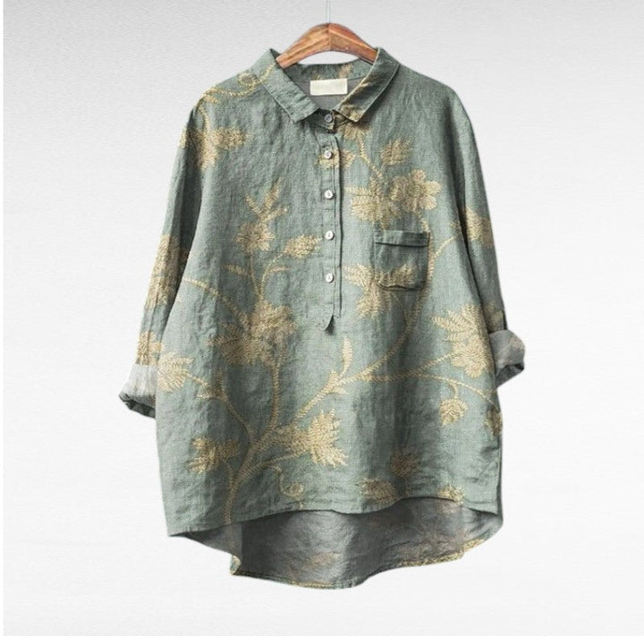Cecily | Artistic Floral Blouse
