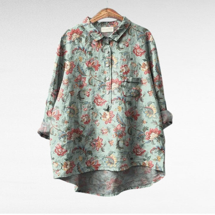 Cecily | Artistic Floral Blouse