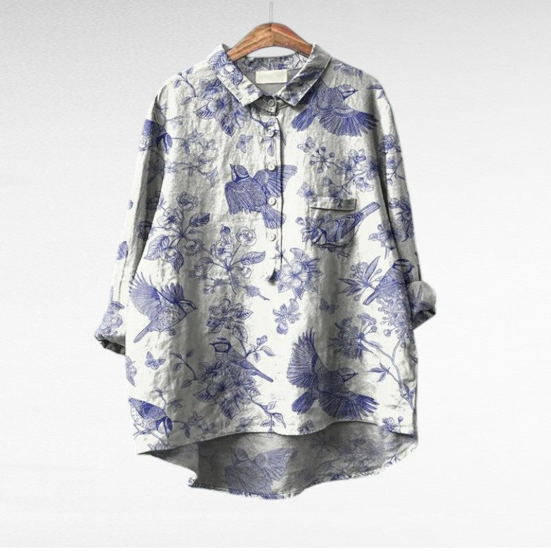Cecily | Artistic Floral Blouse