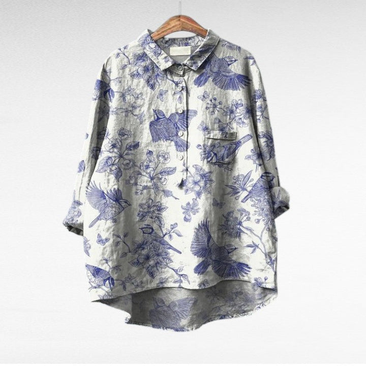 Cecily | Artistic Floral Blouse