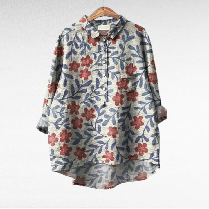 Cecily | Artistic Floral Blouse
