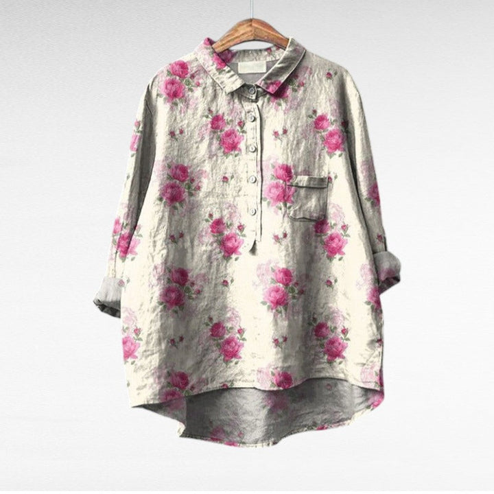 Cecily | Artistic Floral Blouse