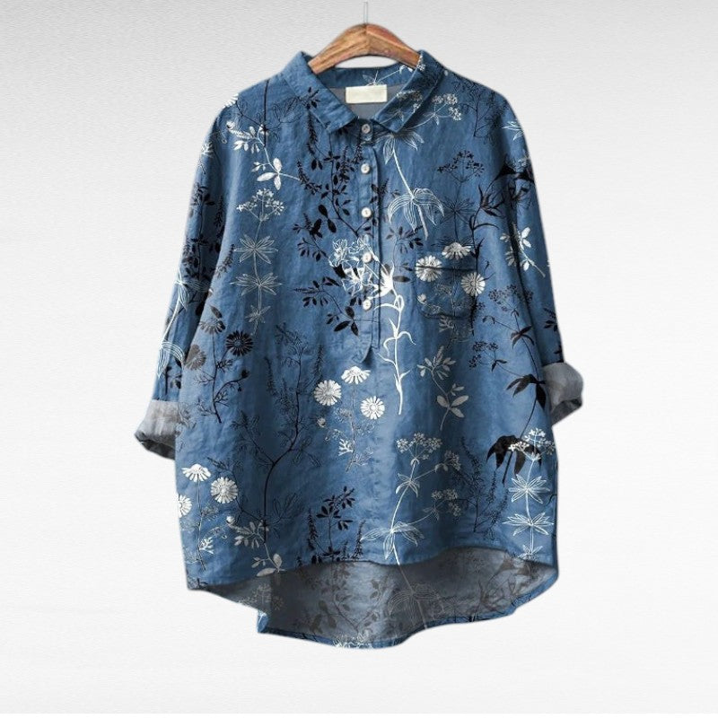 Cecily | Artistic Floral Blouse