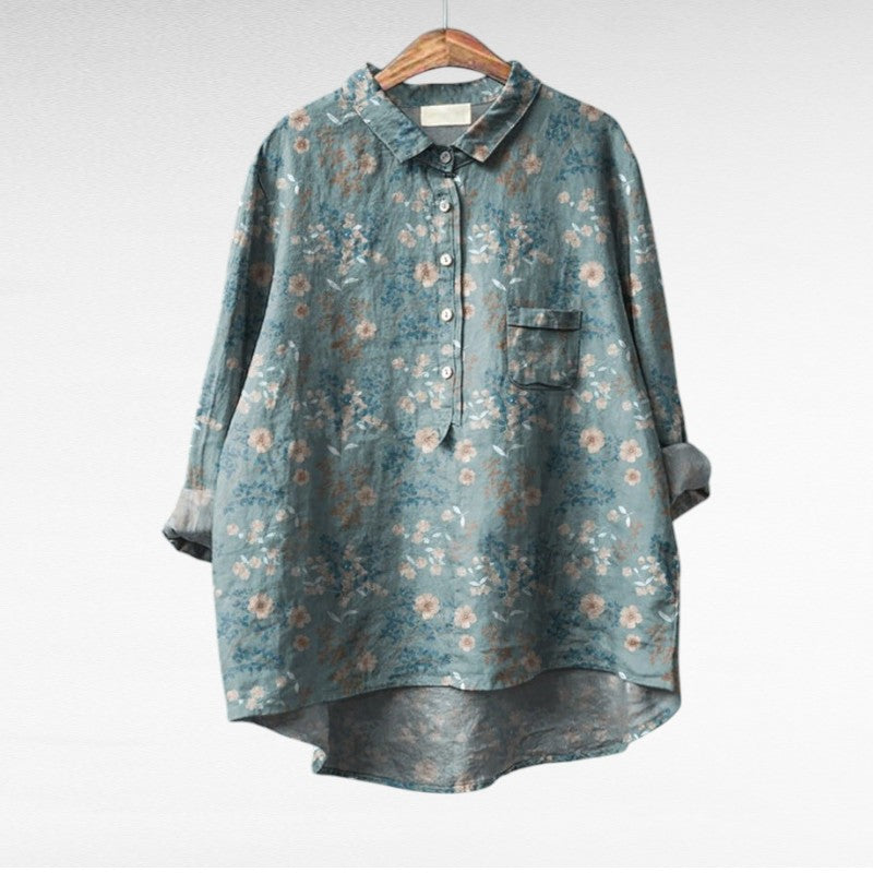 Cecily | Artistic Floral Blouse