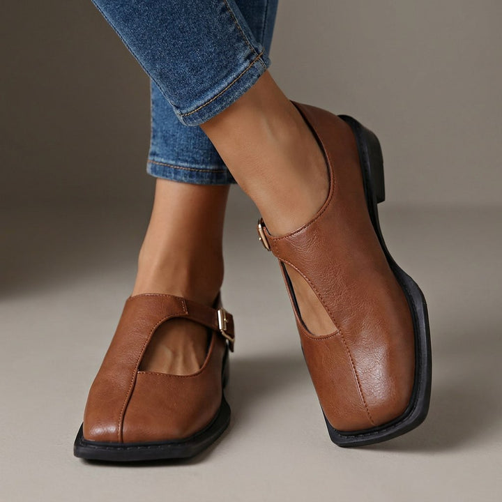 Ballerines en Cuir Confort Rosalie