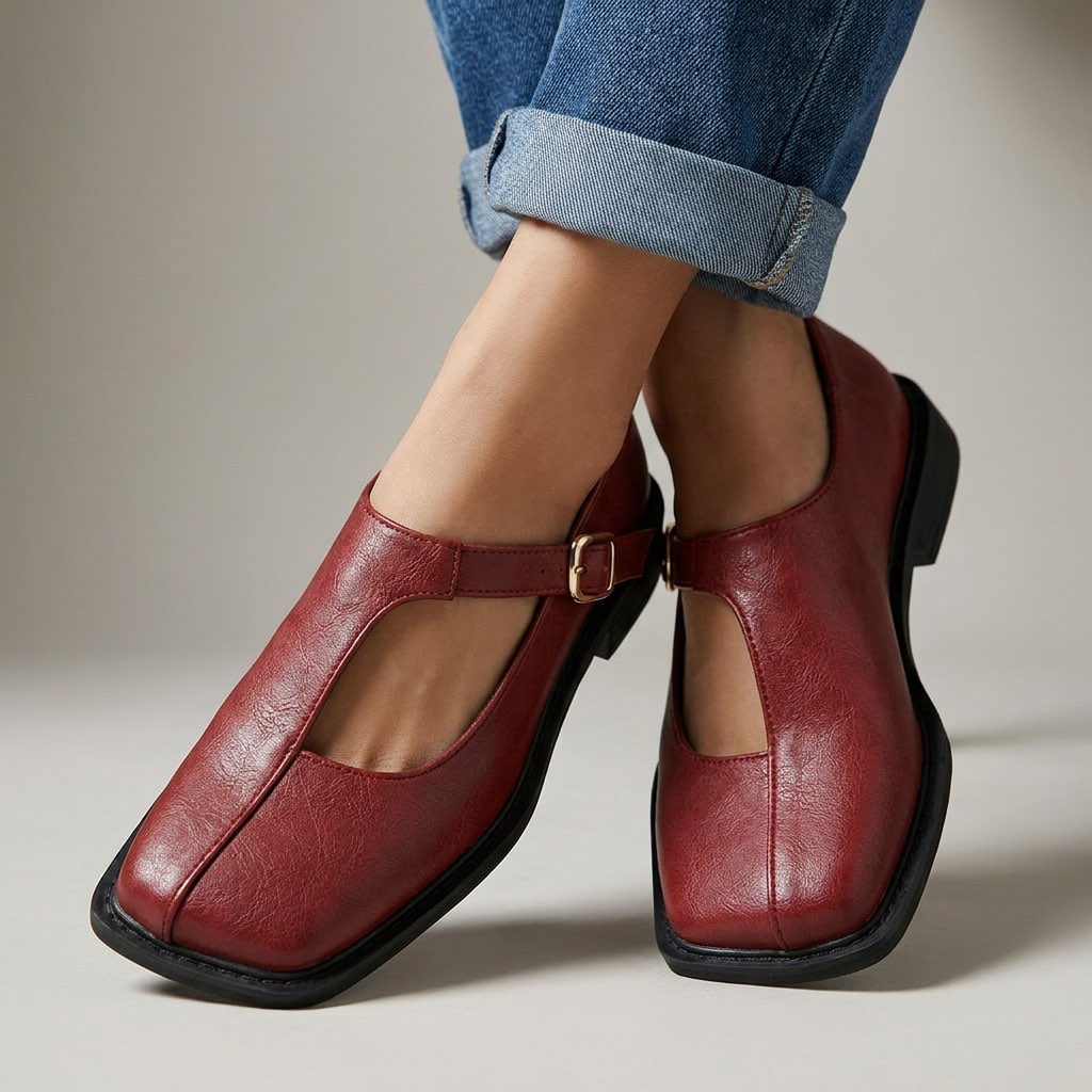 Ballerines en Cuir Confort Rosalie